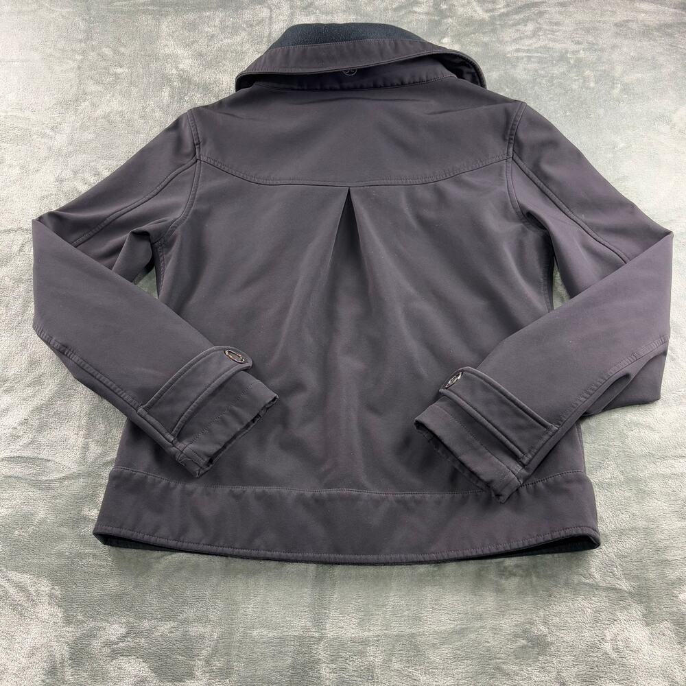 Lululemon Jacket Women 8 Rare Audrey Long Crop Waterproof Athleisure Coat Black - Picture 12 of 13